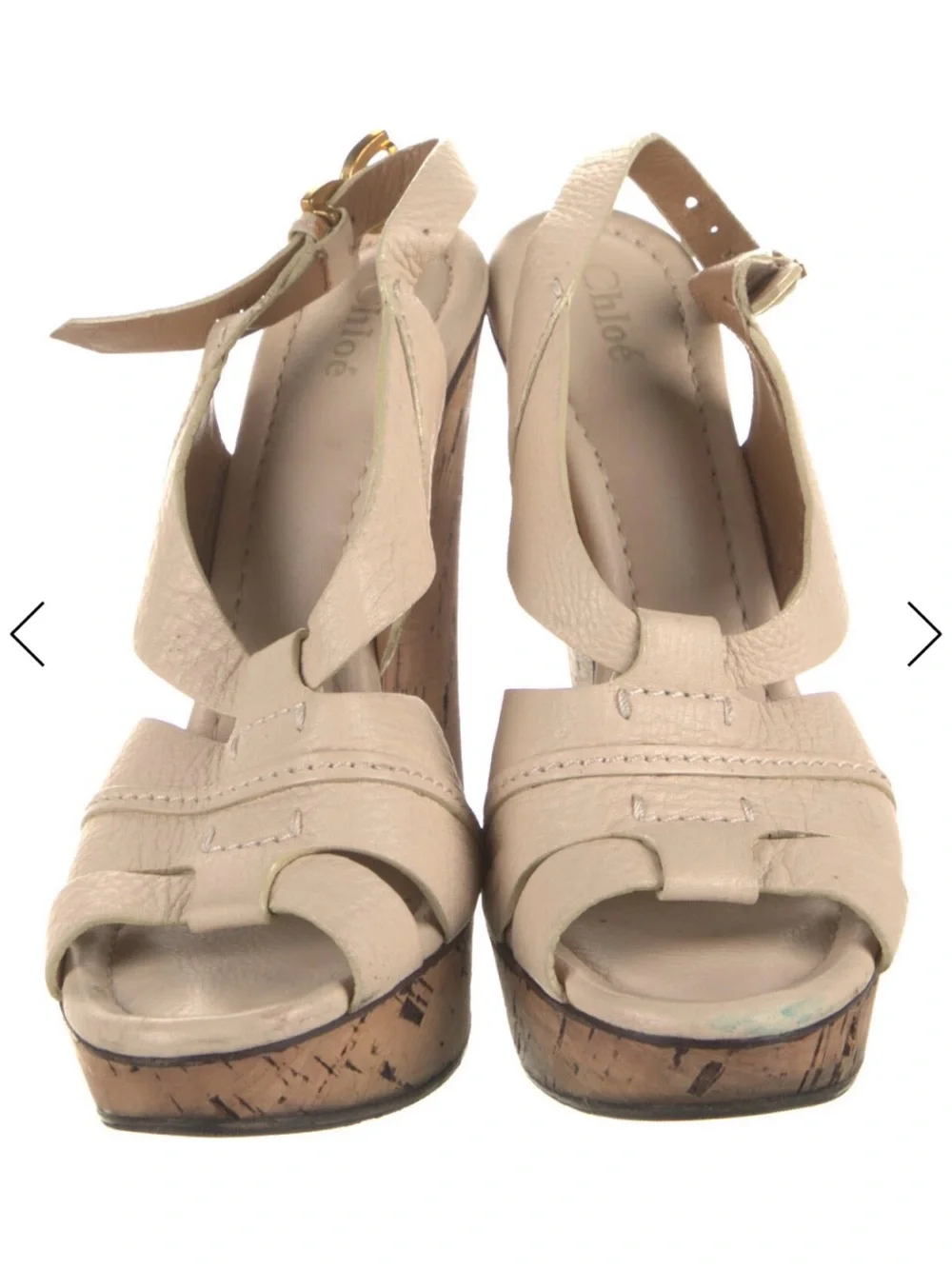 Chloe Women’s Cream Wedge Sandals - Stylish Slingback Platform